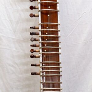 Concert-Grade Gandhar Pancham Sitar in Deep Walnut Finish