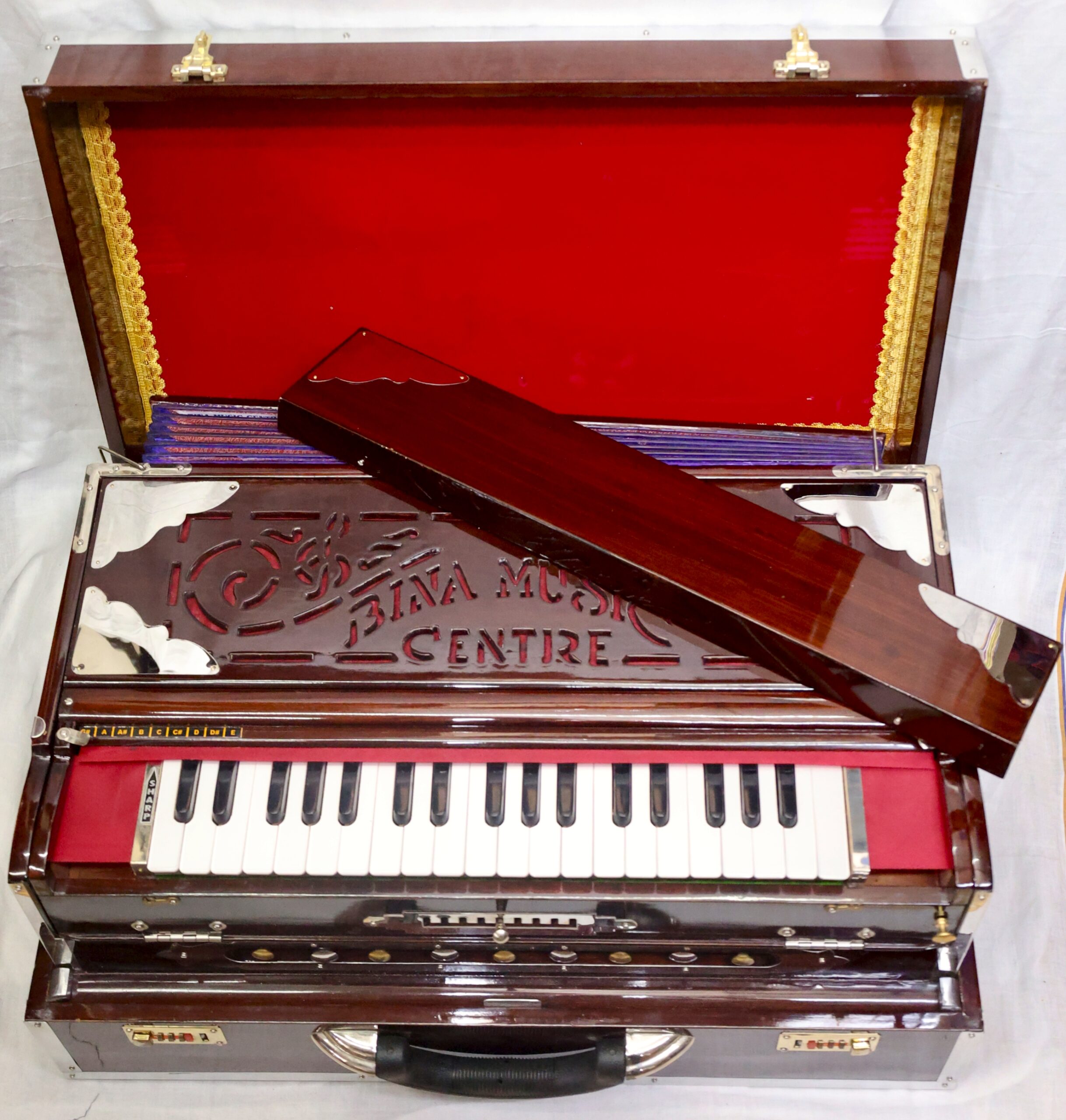 Bina 9-Scale Changer: The Professional Gold Standard Harmonium